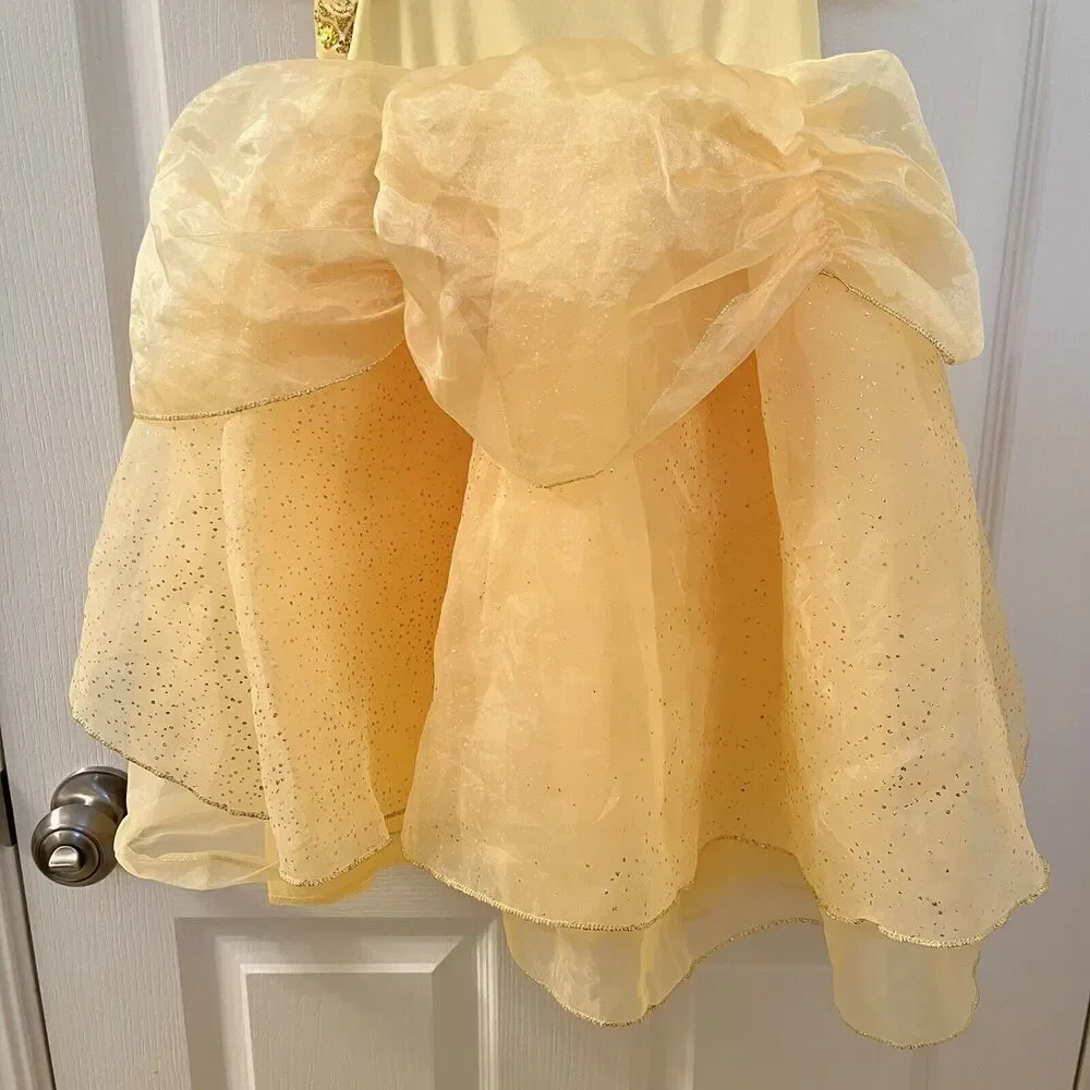 Disney Castle Collection Belle Beauty and the Beast Dress Costume Girls Size 4 - Picture 13 of 14